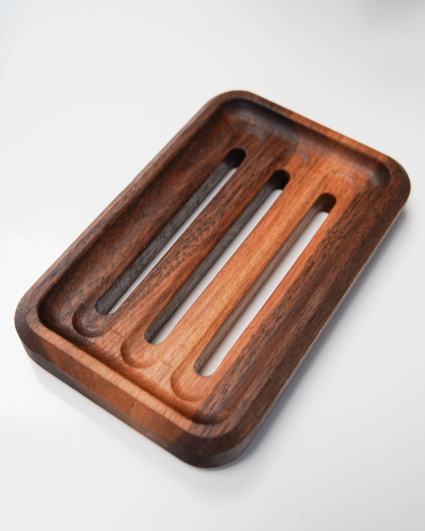 Handmade Walnut Wood Soap Tray