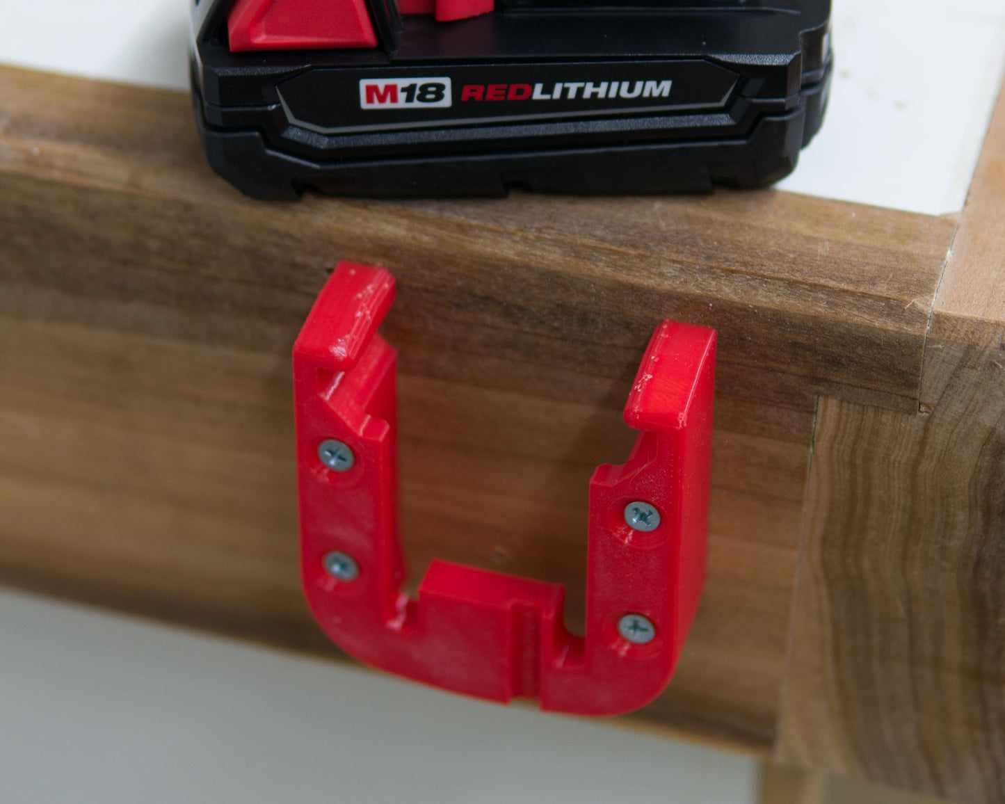 2 PACK! Milwaukee 18v Battery Mount - Holder