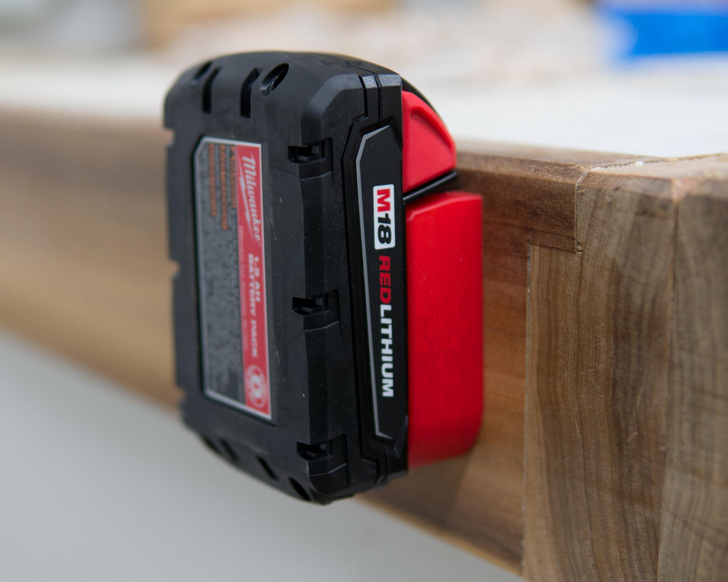 2 PACK! Milwaukee 18v Battery Mount - Holder