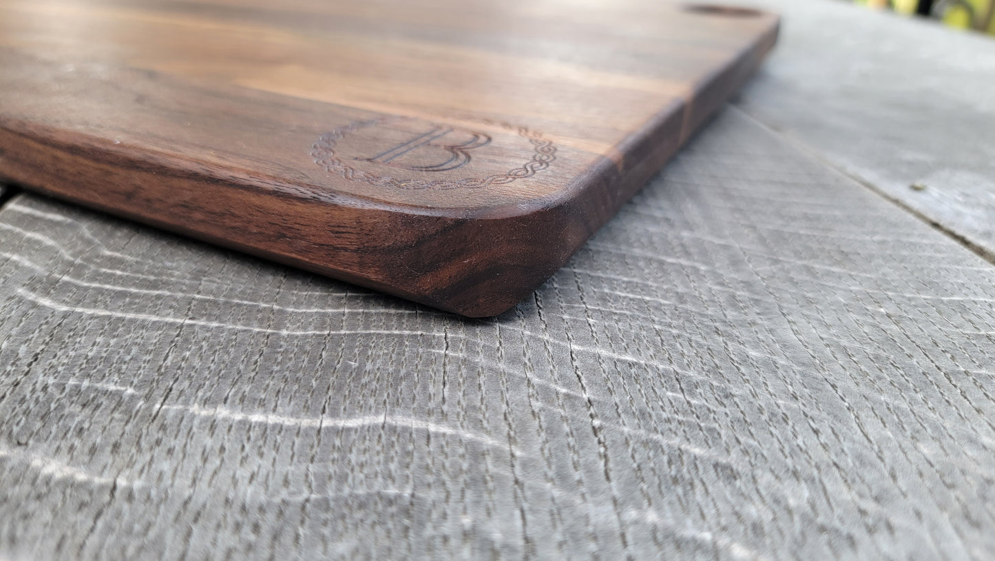 Large Personalized Cutting Board | Charcuterie | Serving | Walnut