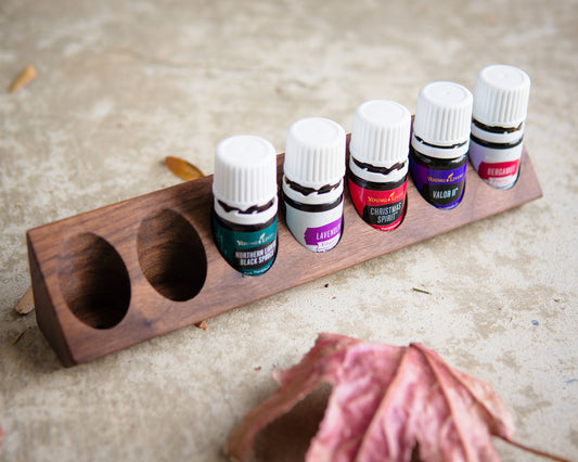 Essential Oil Display Holder - Shelf - Storage Stand | Holds 15ml & 5ml bottles
